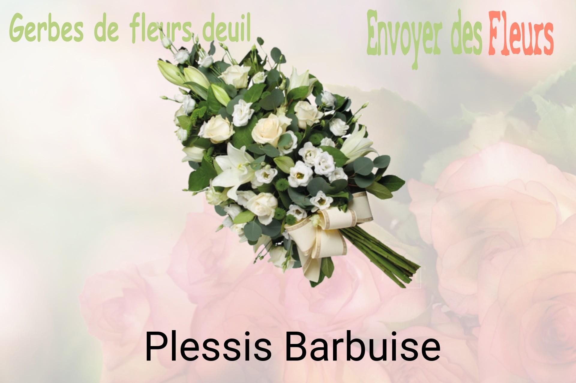 Gerbe de fleurs de deuil livrée à Plessis-Barbuise